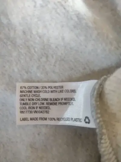 Polerón gris con capucha talla L - miniatura 5