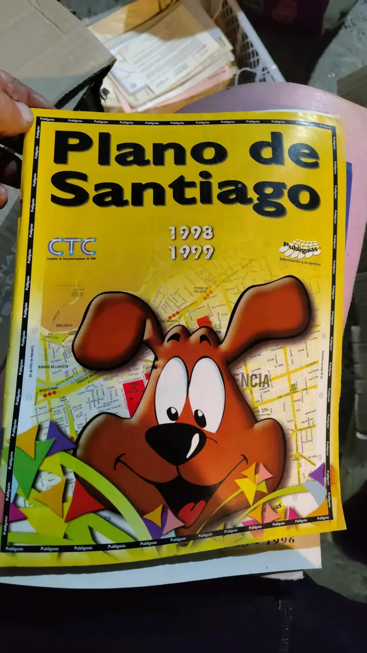 Plano de Santiago 1998-1999 CTC