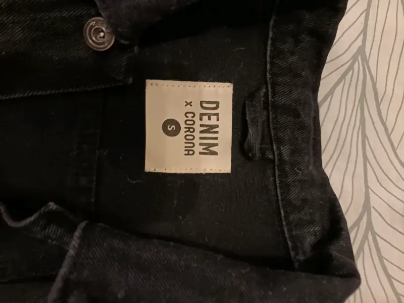 Chaqueta de mezclilla negra Denim Co - 2