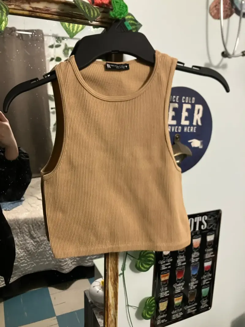Crop Top  beige Zara - 3