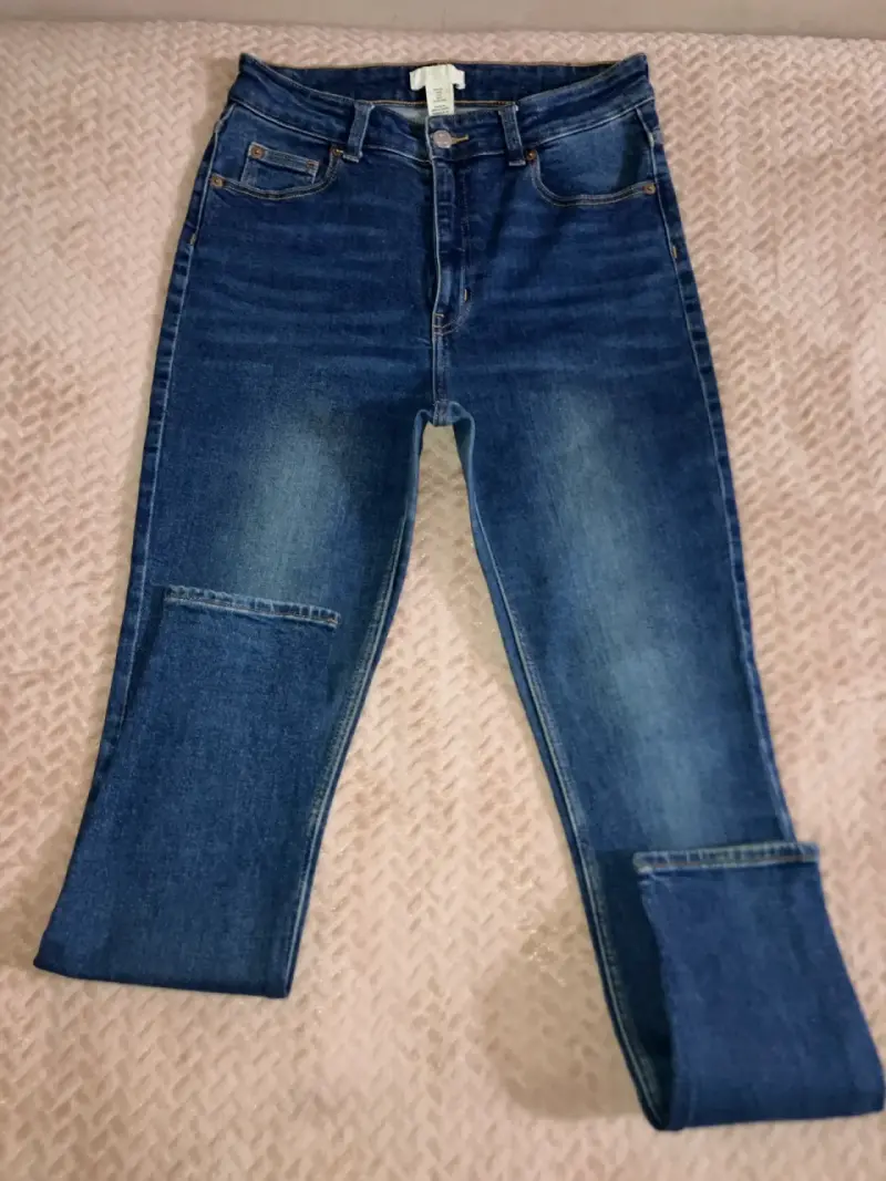Jeans ajustado azul oscuro talla 40 - 2