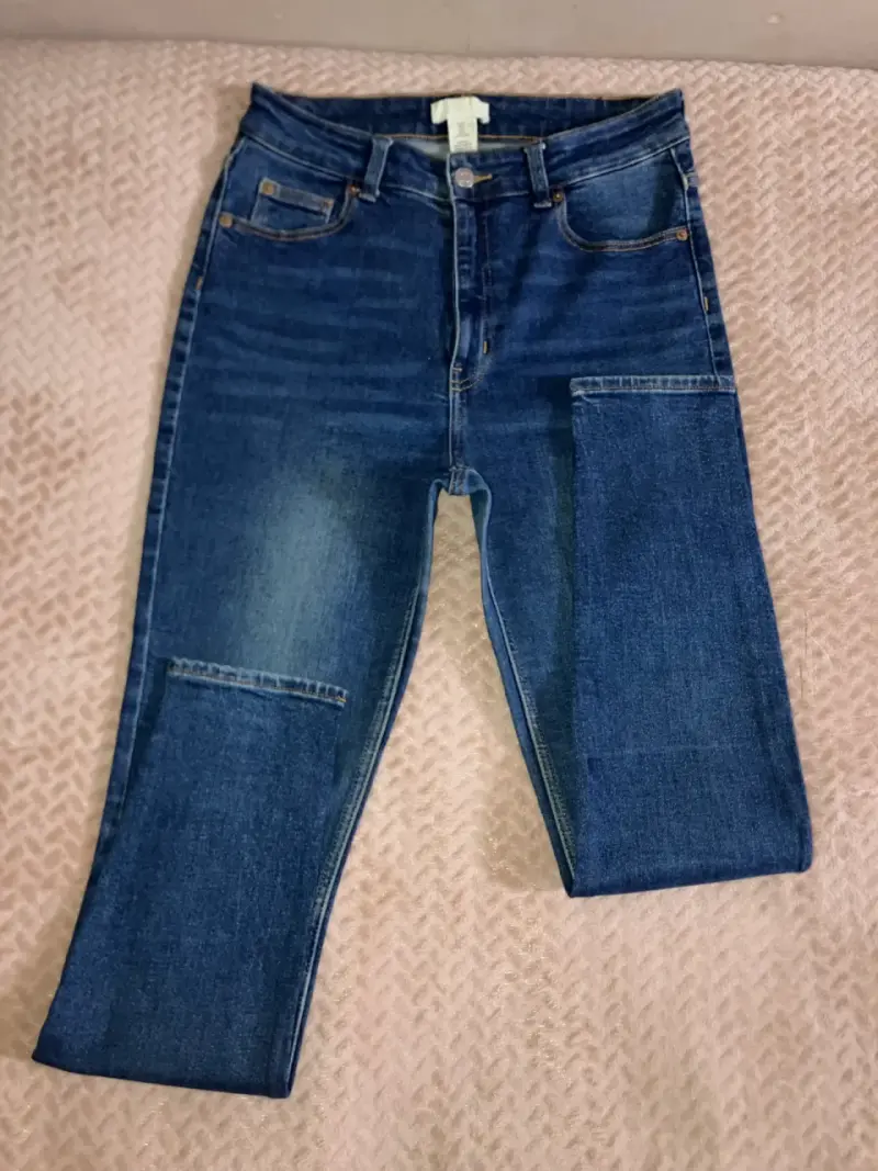 Jeans ajustado azul oscuro talla 40 - 3