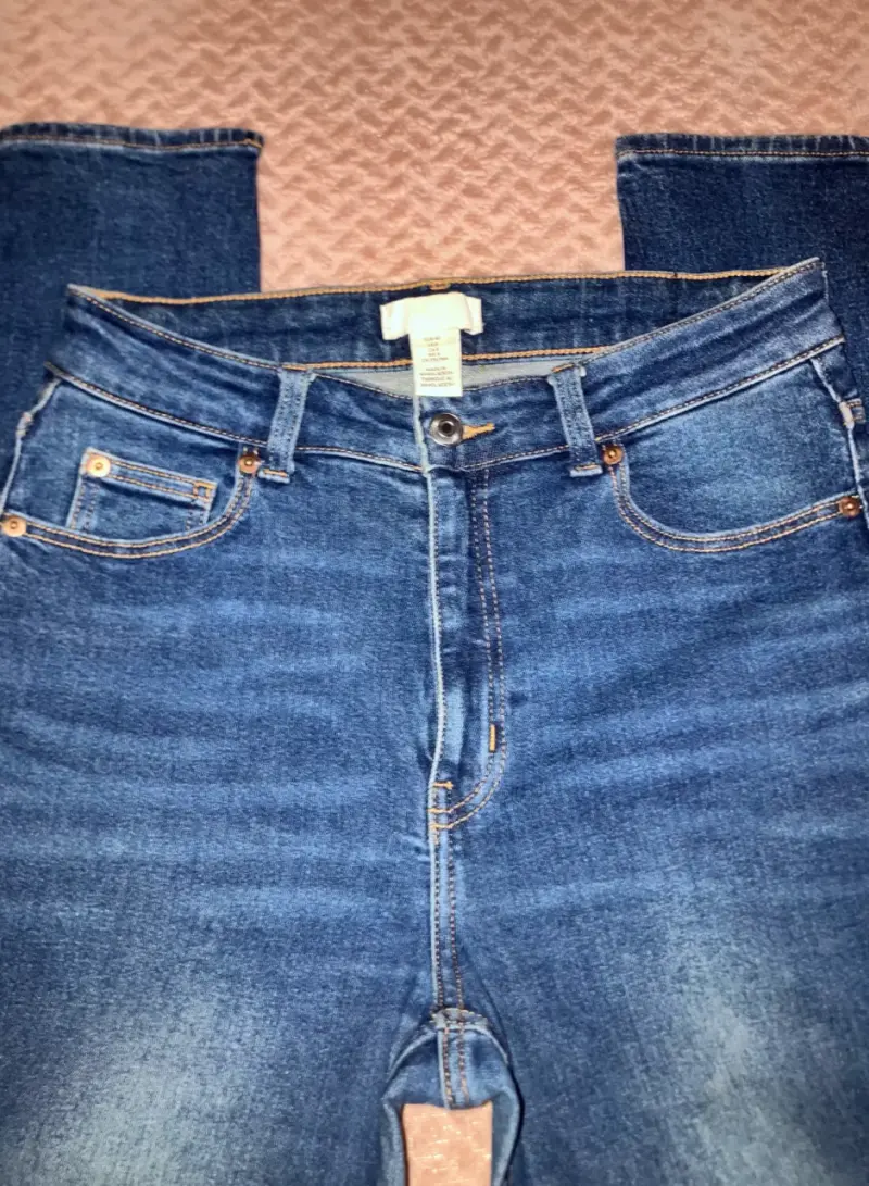 Jeans ajustado azul oscuro talla 40 - 4