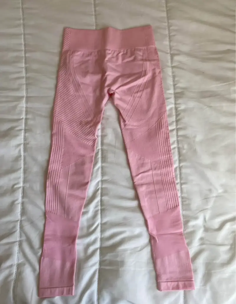 Leggings deportivos rosados para mujer - 1
