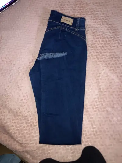 Jeans skinny azul Push UP talla 40 - miniatura 2