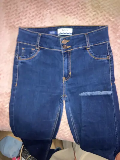 Jeans skinny azul Push UP talla 40 - miniatura 3