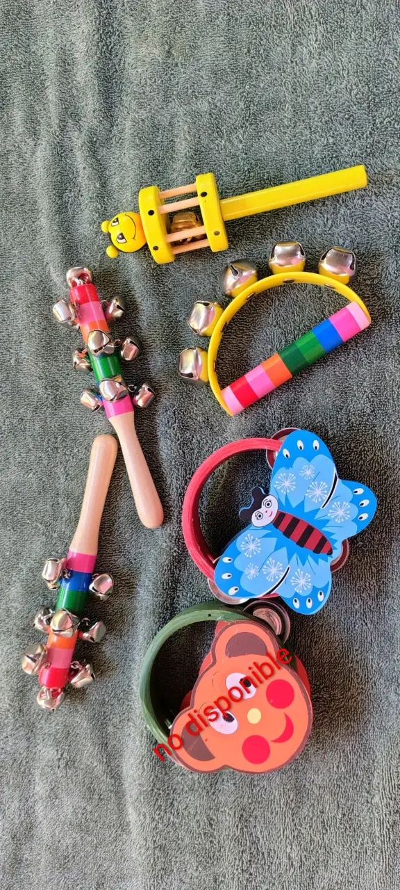 Set de 4 instrumentos musicales para niños