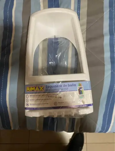 Esquinero de baño Rimax blanco - miniatura 1