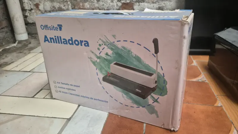 Anilladora Offisite para papel A4
