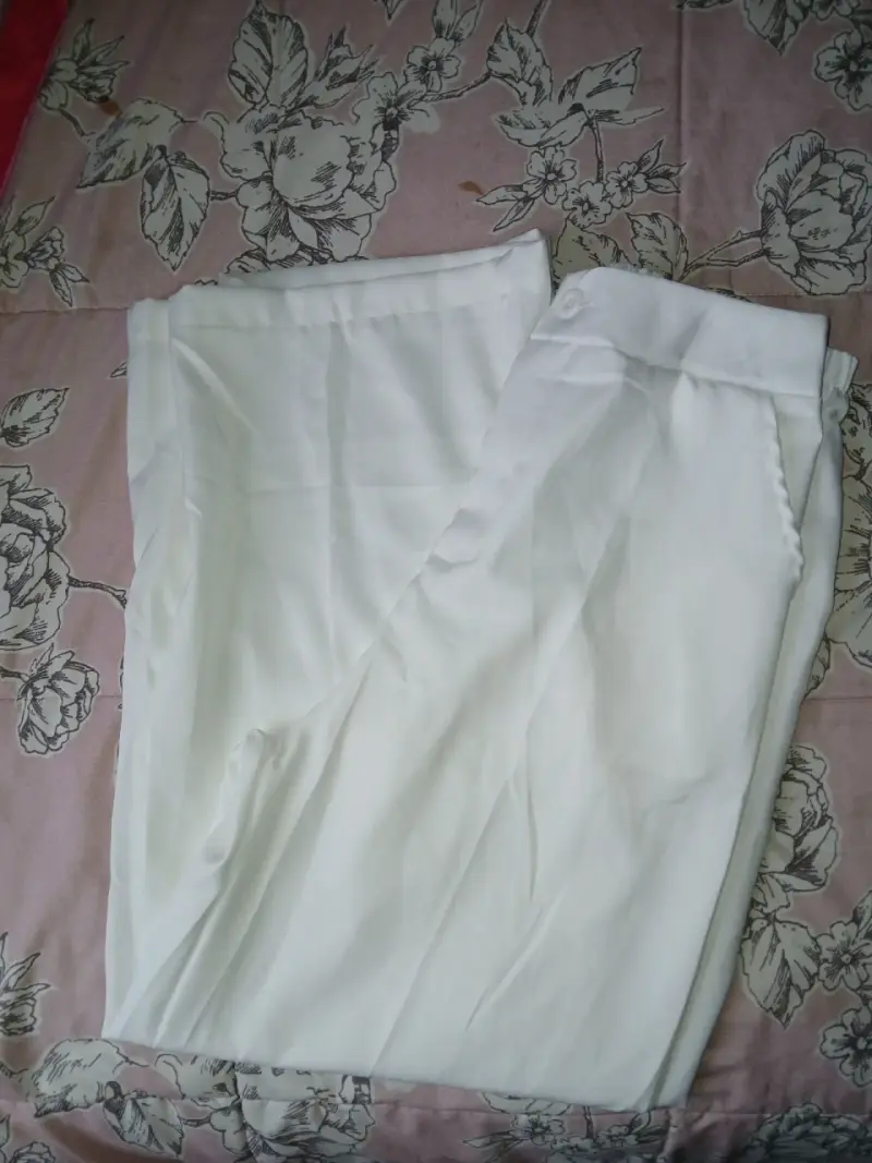 Conjunto de chaleco y pantalón blanco Long Da - 2