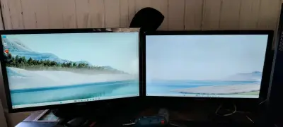 Monitores Samsung duales mas computador semigamer - miniatura 5