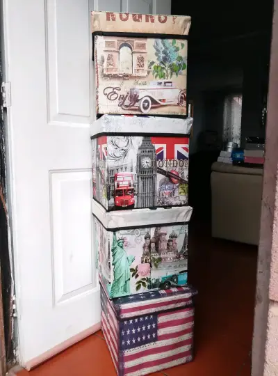 Caja organizadora con diseño bandera americana - miniatura 5