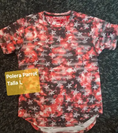 Polera Parrot estampada talla L - miniatura 1