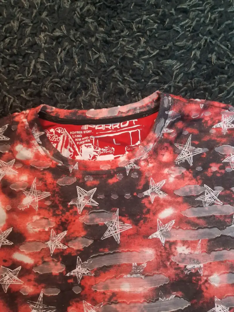 Polera Parrot estampada talla L - 2