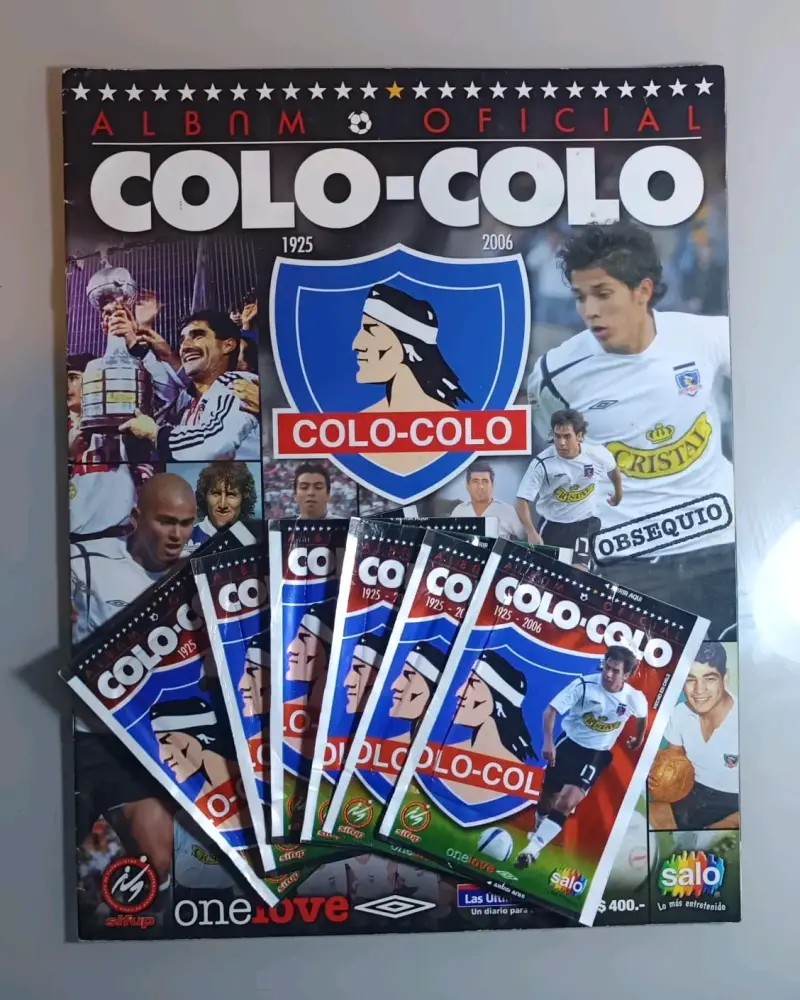 Álbum oficial Colo-Colo 1925-2006 con láminas - 1