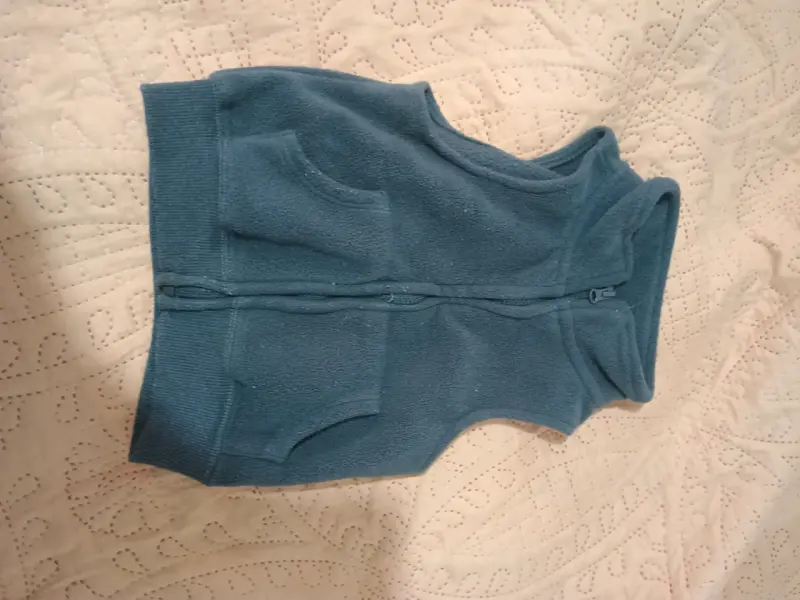 Chaleco sin mangas gris para niños - 1