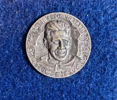 Medallas Padre Alberto Hurtado conmemorativa - miniatura 1