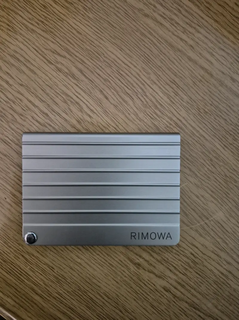 Tarjetero Rimowa de aluminio titanio - 3