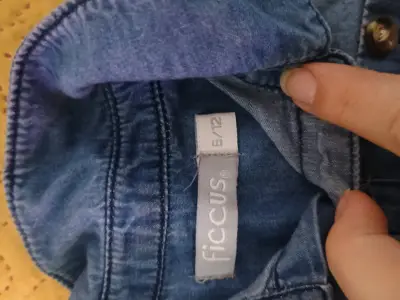 Camisa de mezclilla para niño marca Facus - miniatura 2
