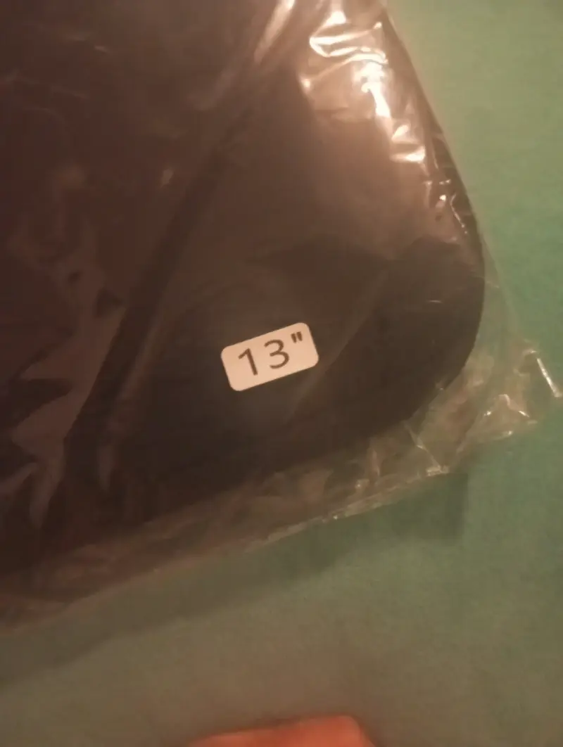 Funda para laptop 13 pulgadas negra - 1
