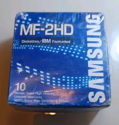 Disquetes Samsung MF-2HD 10 unidades - miniatura 1