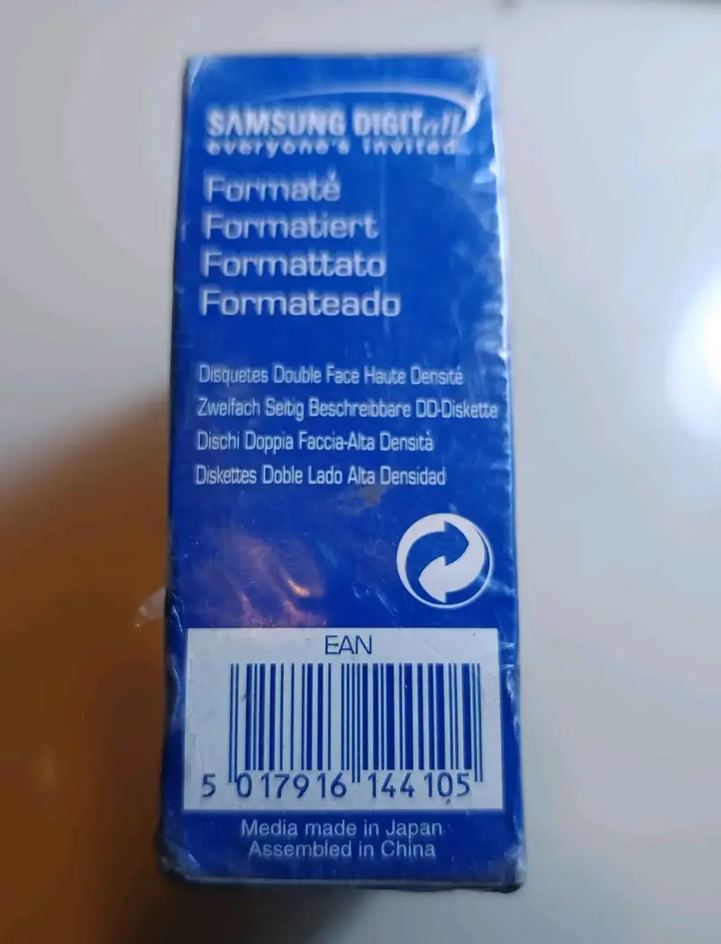 Disquetes Samsung MF-2HD 10 unidades - 3