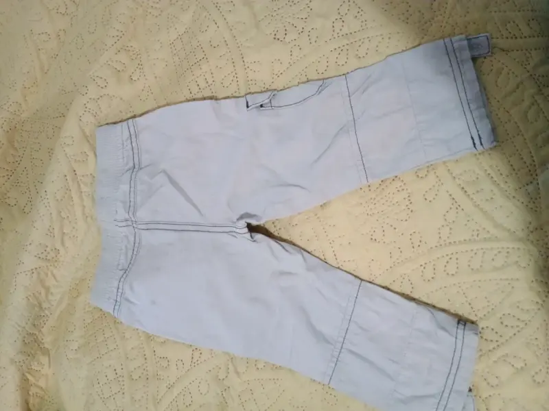 Pantalones cargo beige para niños - 2
