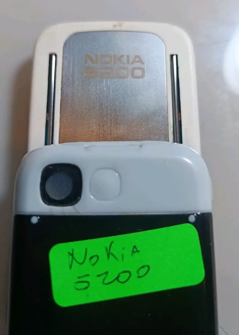 Nokia 5200 funcionando - 5