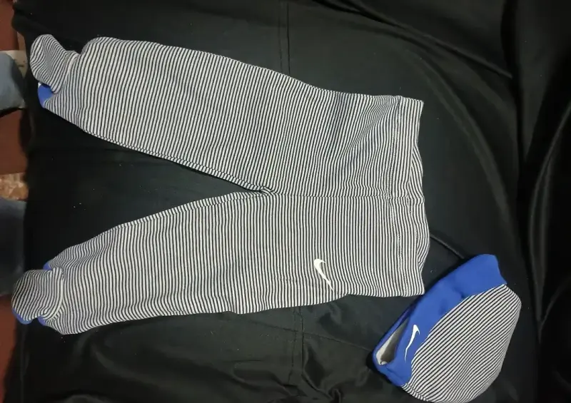 Polera manga larga azul para bebé Nike - 3