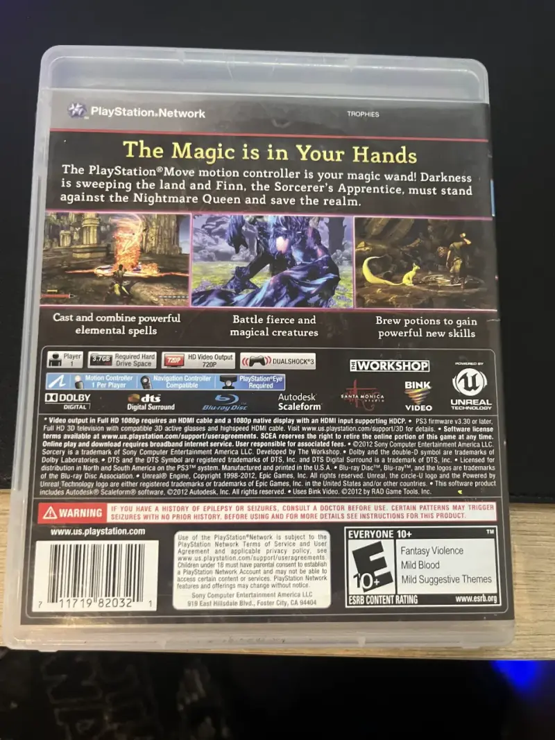 Caja + Manual Sorcery PS3 (SIN JUEGO) - 3