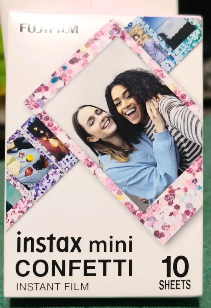 Película instantánea Fujifilm Instax Mini Confetti