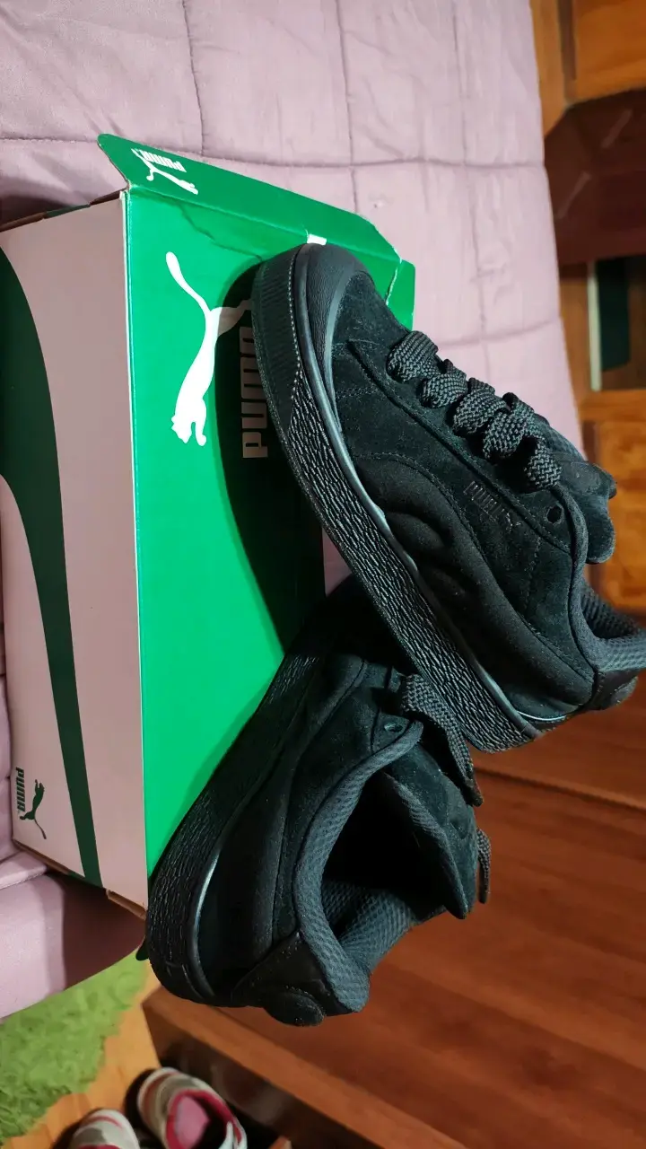 Zapatillas negras Puma clásicas - 4