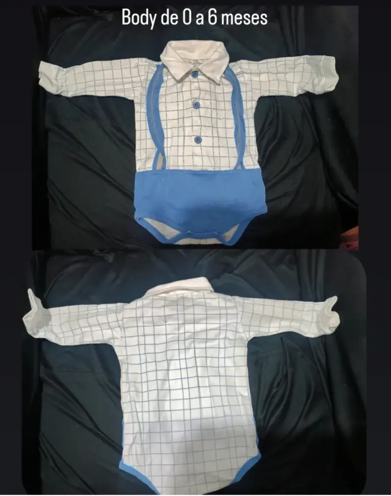 Body para bebé de 0 a 6 meses