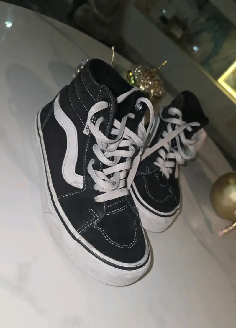 Zapatillas Vans negras de caña alta - 1