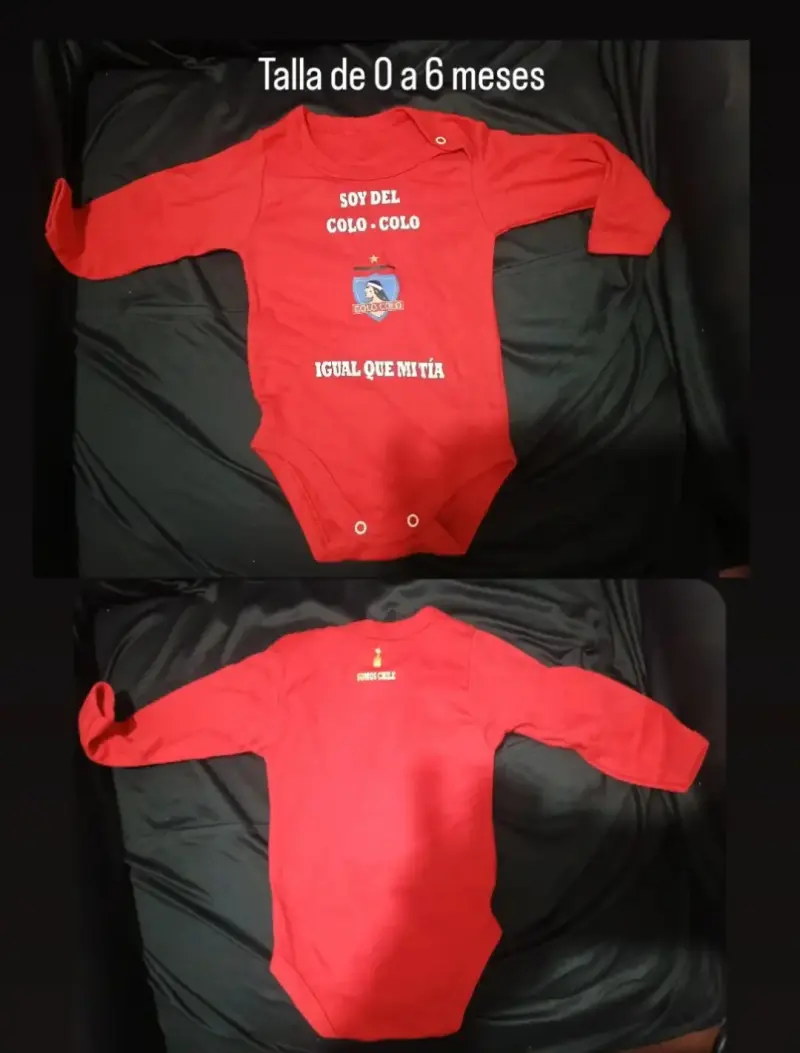 Body de bebé Colo-Colo rojo 0-6 meses