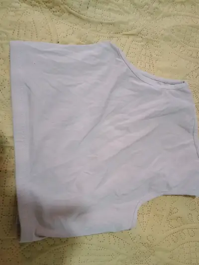 Top beige de algodón - miniatura 2
