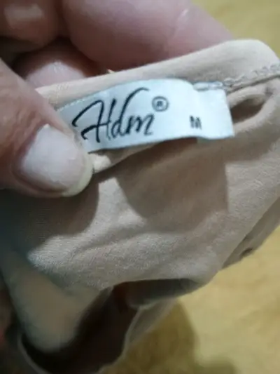 Top beige de algodón - miniatura 3