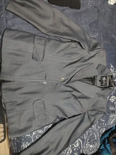 Blazer gris Cacharel talla 42 - miniatura 2