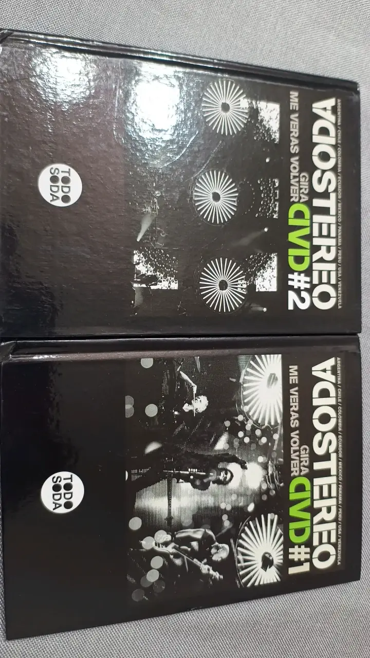 DVDs Gira Me Verás Volver de Soda Stereo - 1