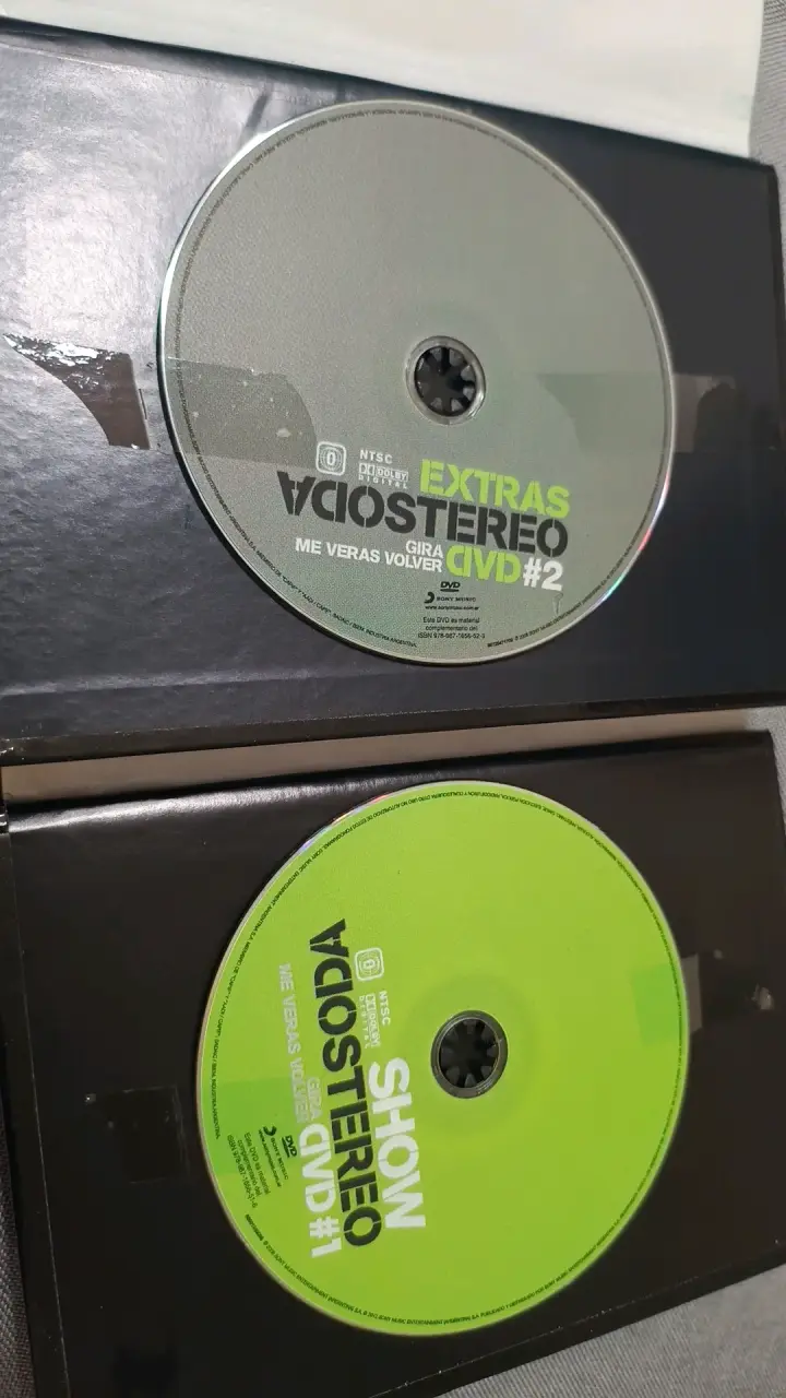 DVDs Gira Me Verás Volver de Soda Stereo - 3