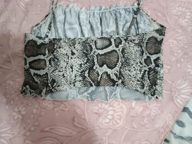 Top de tirantes estampado serpiente - 2