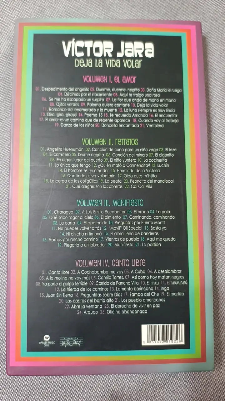 CD Víctor Jara Deja la Vida Volar - 2