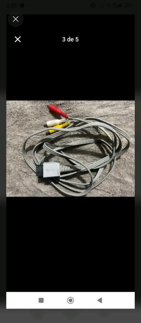 Cable AV para consola Nintendo Wii / Wii U - 2