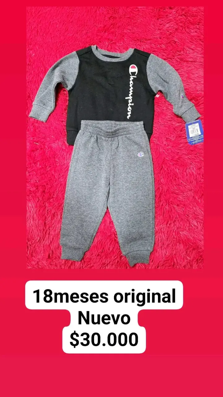 Conjunto Champion para bebé 18 meses