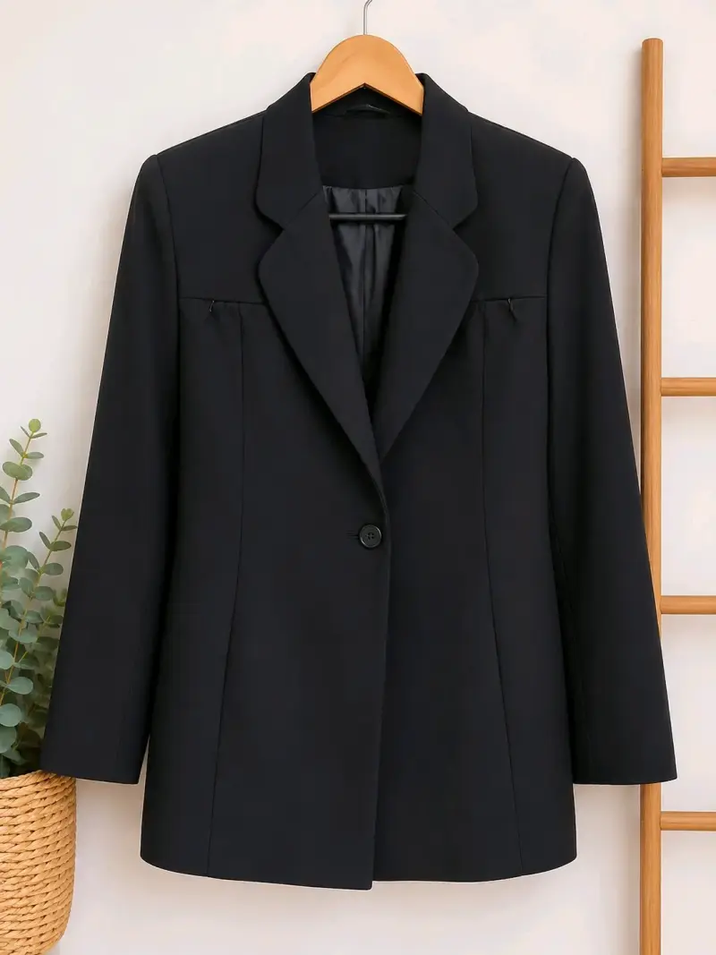 Blazer negro elegante para mujer