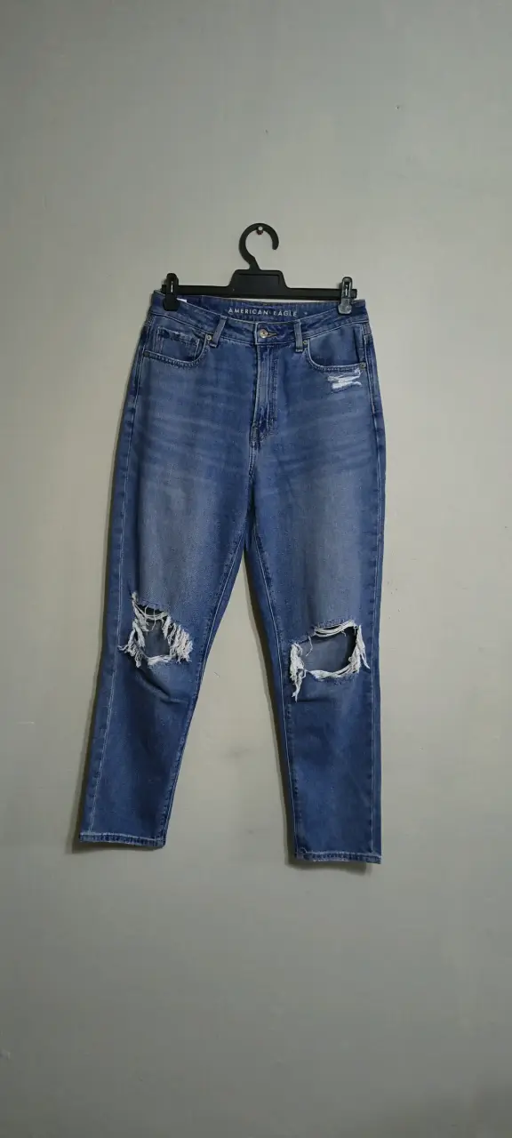 Jeans American Eagle desgastados azul - 1