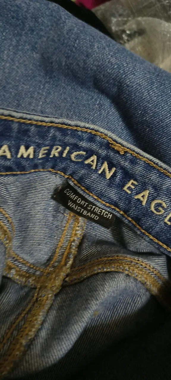 Jeans American Eagle desgastados azul - 3