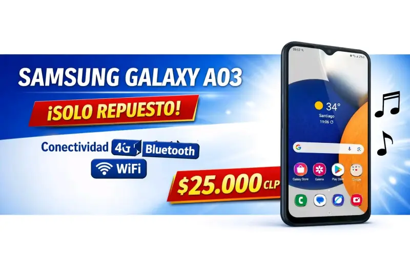 Samsung Galaxy A03 solo repuesto