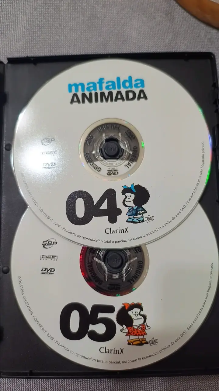 DVD Mafalda Animada Volumen 1 al 5 - 4