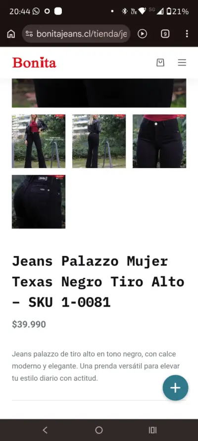 Jeans negros nuevos - miniatura 6